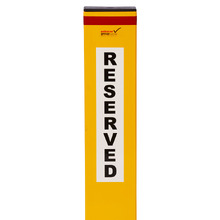 ''Reserved'' Sticker - For Rectangle Parking Bollard