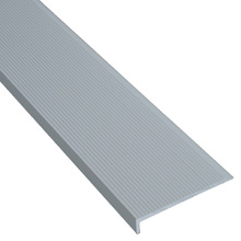 Aluminium Corrugated Stair Nosing Natural or Black - Per metre