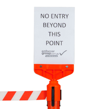 A4 Plastic Sign Frame Portrait (Fits Retractable Belt Barrier)