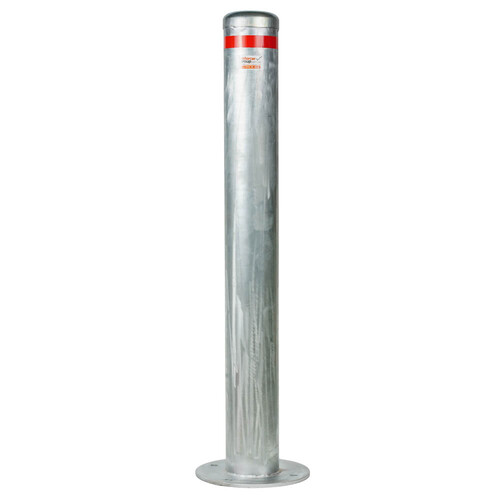 Bollard 140mm Surface Mounted Hot Dipped - Galvanised 