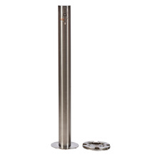 Bollard Surface Mounted Removable KeyLock - Stainless Steel 316 Grade