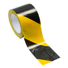 Yellow/Black Barrier Tape 100m x 75mm
