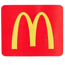Mcdonald's Sticker For Bollard Cover