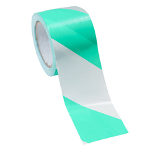 Green/White barrier Tape 100m x 75mm