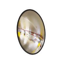 Convex Mirror Indoor - Black 600mm, includes Free Mounting Kit for Wall 