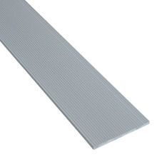 Aluminium Corrugated Stair Nosing Natural or Black - Flat Bar - Per Metre