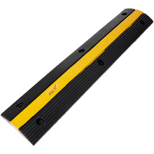 Rubber Floor Bunding - Black & Safety Yellow Middle Section