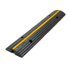 Speed Hump Cable Protector 1 Channel - Black