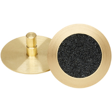 Enforcer Tactile Indicator Single Stud -Stainless Steel - Brass With Black Carb Insert