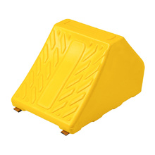 Truck Wheel Chock Plastic - Yellow